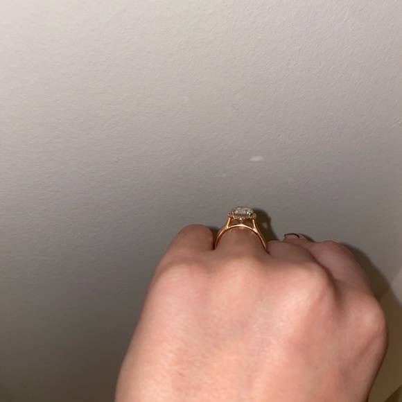 Moissanite Engagement Ring - Picture 3 of 7